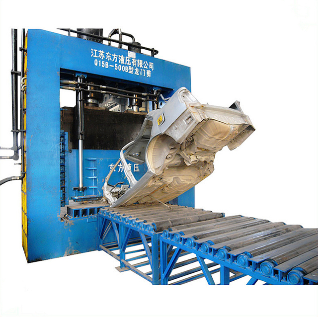 Q15 Gantry Shear Cutting Machine For Shearing Nickel Sheet Stainless Steel And Scrap Aluminum High Force 