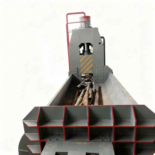 500ton Baler Shearing Machine HMS2 Light Steel Scrap 