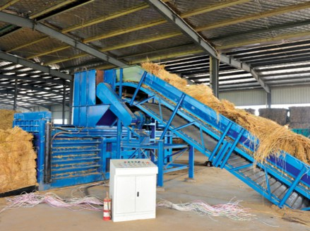 Horizontal Baling Press Carton Clothes Plastic Bottles