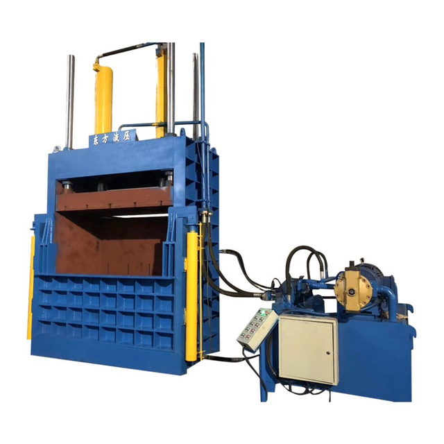 Vertical Tyre Waste Wood Baler