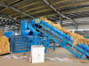 EPM-125 Horizontal Plastic bottle Cardboard baler 